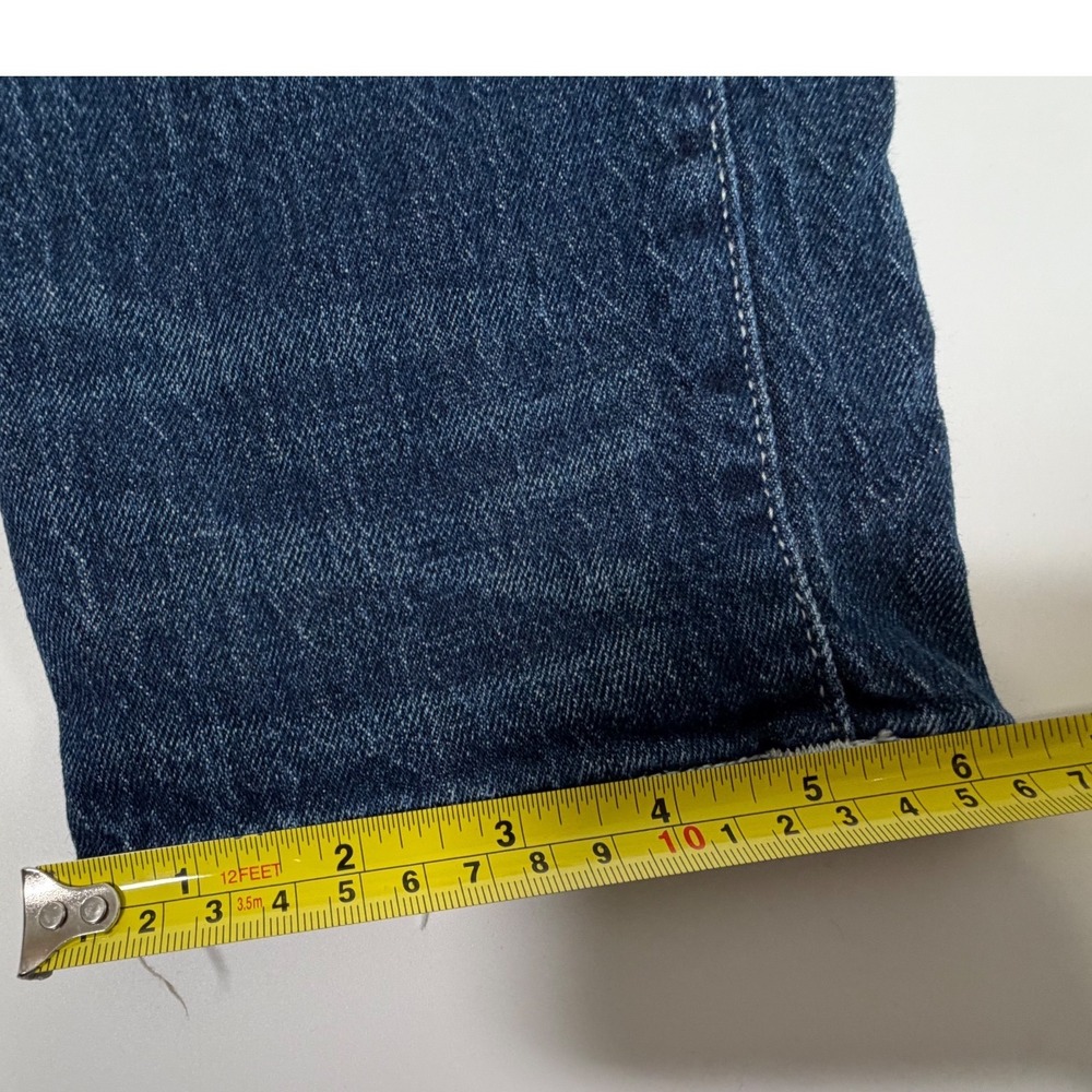 True Religion Men Skinny Jeans Dark Wash Denim Y2K Minimalist Blue 36x32 - Picture 6 of 10